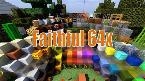 Faithful 64x Mcpe Texture Pack 119 Download Free For Minecraft