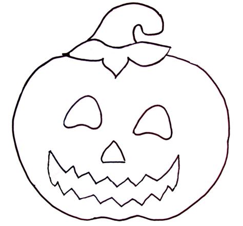 Coloriage Citrouille d'Halloween maternelle dessin gratuit à imprimer