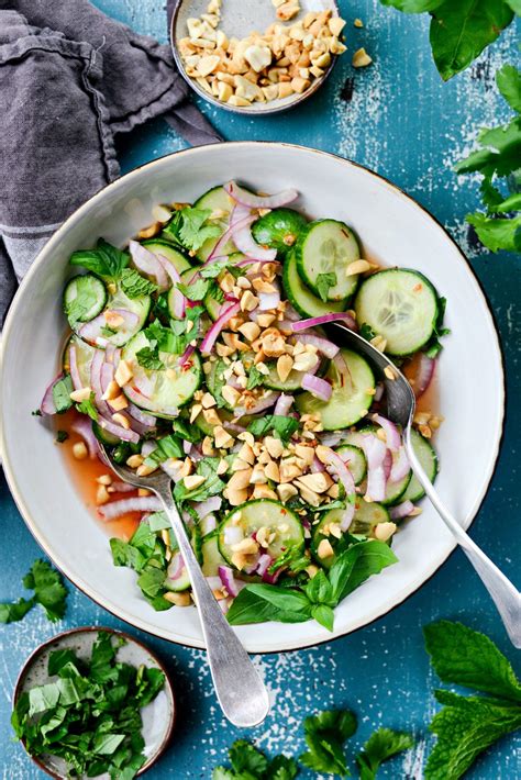 Originating in the northeastern part of thailand (isaan), bordering the country of laos, the dish is a staple for the entire. Thai Cucumber Salad Recipe - Simply Scratch