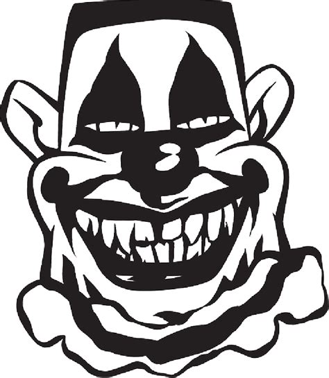 Scary Clown Silhouette at GetDrawings | Free download