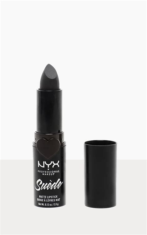 Nyx Professional Makeup Suede Matte Black Lipstick Alien Aparências