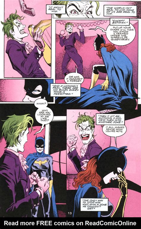 Read Online Dc First Batgirljoker Comic Issue Full