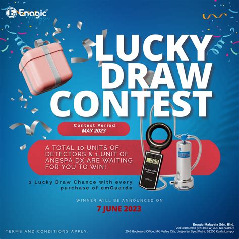 Promo Lucky Draw Contest Enagic Malaysia Sdn Bhd