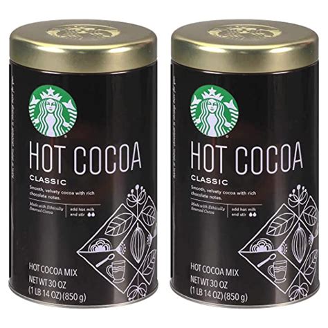 Starbucks Classic Hot Cocoa Mix 30 Ounce 187 Lbs Tin