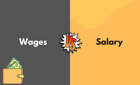 Wages Vs Salary Whats The Difference With Table