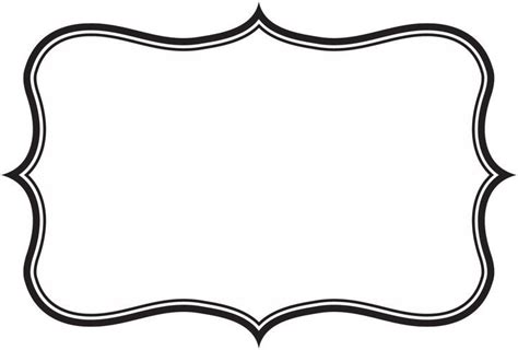 Free Label Templates Border Templates Borders And Frames Clip Art