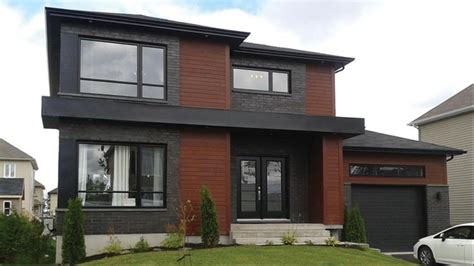 Brick brick house exterior brick clinker brick brick interior house dark interiors australian architecture slanted ceiling. Modern two story house with different facade cladding design