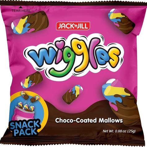 Buy Jack N Jill Wiggles Choco Coated Mallows Snack Pack 25g Online