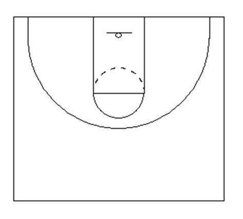 Printable Basketball Court Diagram