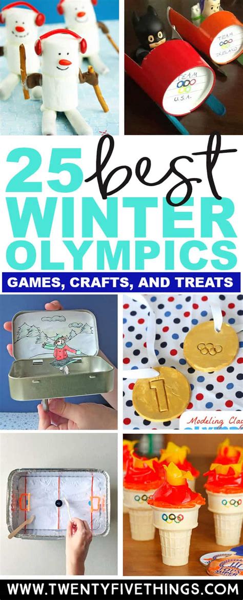 25 Winter Olympics Games Crafts And Treats For Kids Fun Loving Families
