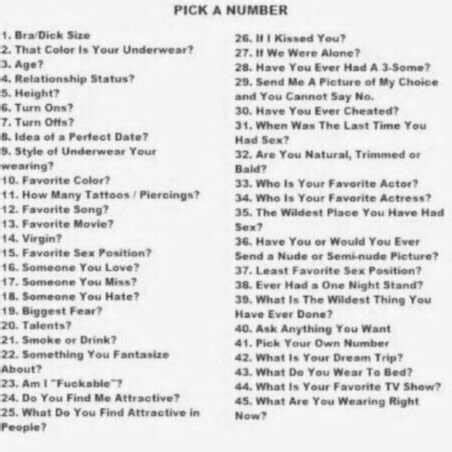 We did not find results for: Pick a number ill answer? - GirlsAskGuys