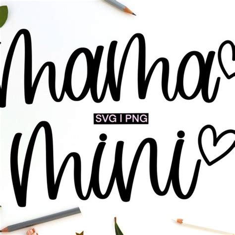 Mommy And Me Svg Mama And Mini Svg Mama Svg Mothers Day Etsy
