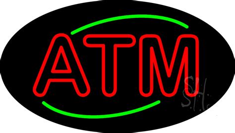 Double Stroke Atm Animated Neon Sign Atm Neon Signs Everything Neon