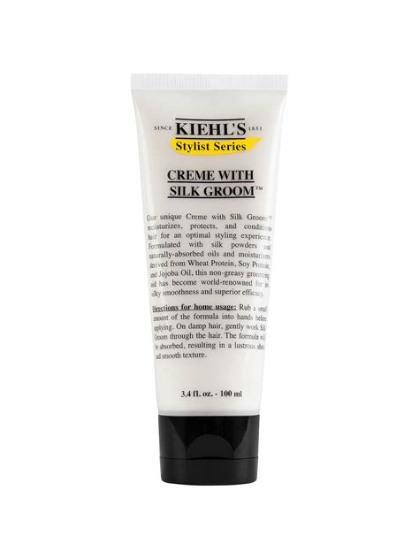 Kiehls Creme With Silk Groom 100ml At John Lewis And Partners