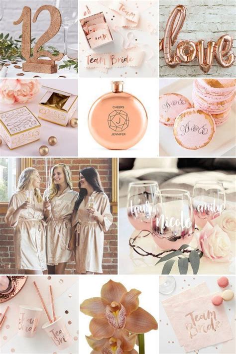 Rose Gold Bridal Shower Color Scheme Bridal Shower Colors Gold