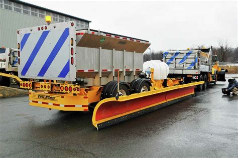 New York State Dot Unveils Larger Snow Plows