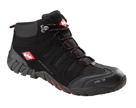 Lee Cooper S1p Mid Cut Steel Safety Boots Lcshoe020