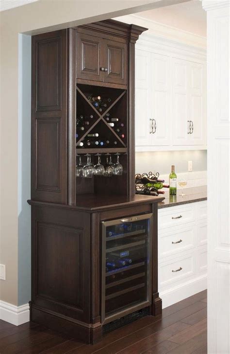 Dining Room Liquor Cabinets Beautiful Liquor Cabinet With Wine Fridge