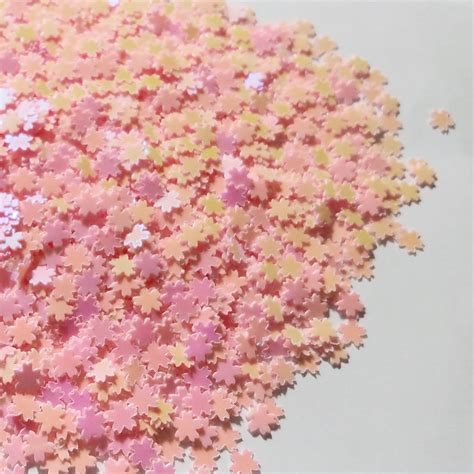 Cherry Blossom Glitter 5 Grams Pink To Peach Color Shift Etsy