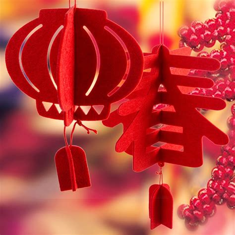 Chinese new year decorations are special. Happy New Year Lantern Hanging drop Chinese New Year ...