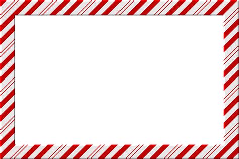 Candy Cane Frame Png File Png Mart