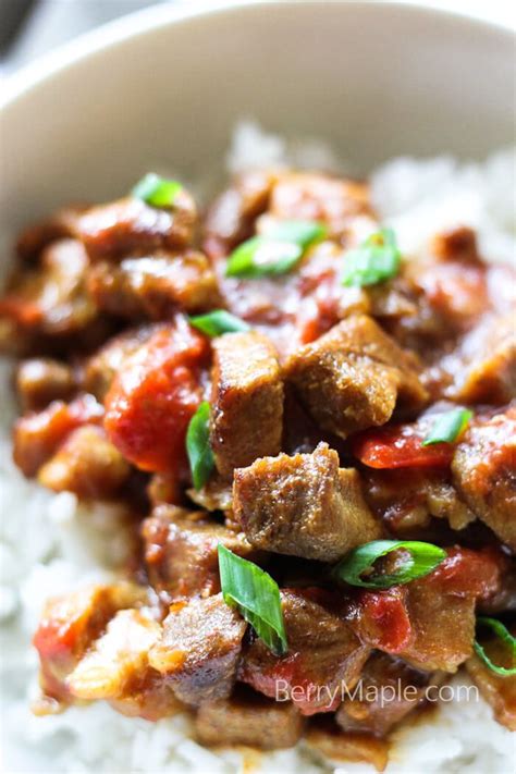 Add the beans and continue to simmer 5 minutes or until the rice is cooked. coconut milk pork skillet recipe
