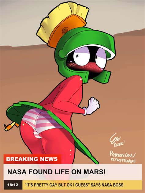 rule 34 alien ass blush clothing girly hi res humanoid looney tunes male martian marvin the