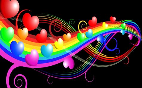 Rainbow Heart Wallpaper 57 Images
