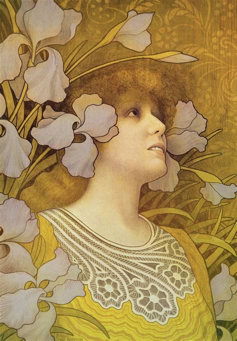 Paul Berthon Sarah Bernhardt 1901 Art Art Nouveau Painting