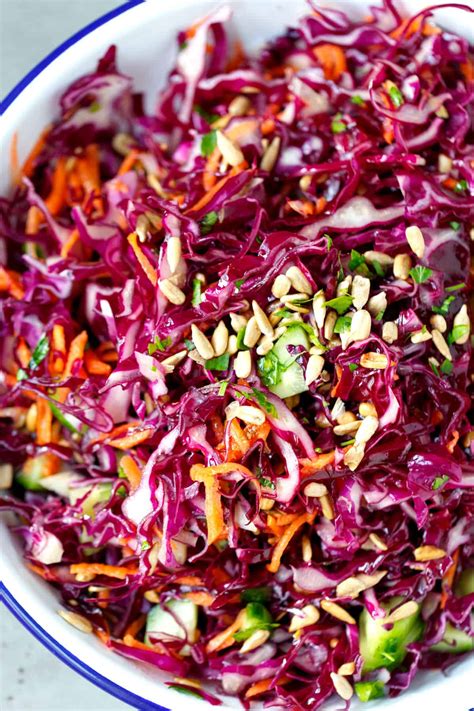 Easy Purple Cabbage Salad Cooking Lsl