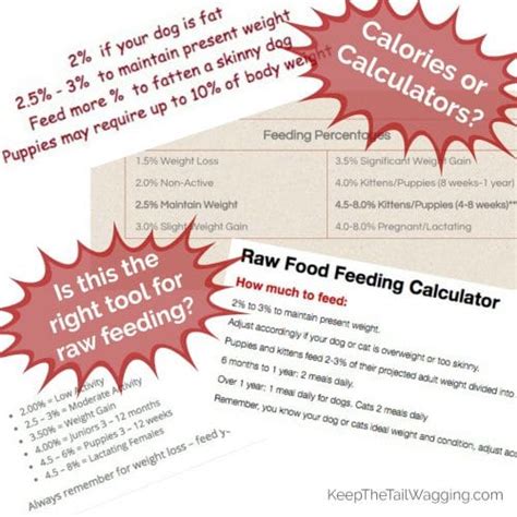 Our dog food calculator will help you decide how much food your pup needs each month. Blog About Raw Feeding, Dog Nutrition | Keep the Tail ...