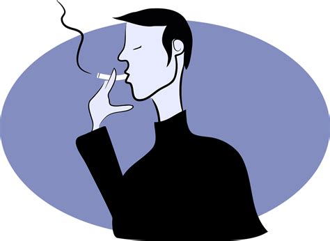 Cigarette Male Man Free Vector Graphic On Pixabay