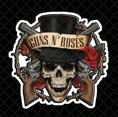 Guns N Roses Rock Vinyl Sticker Decal Music Rap Car Truck Bumper Window