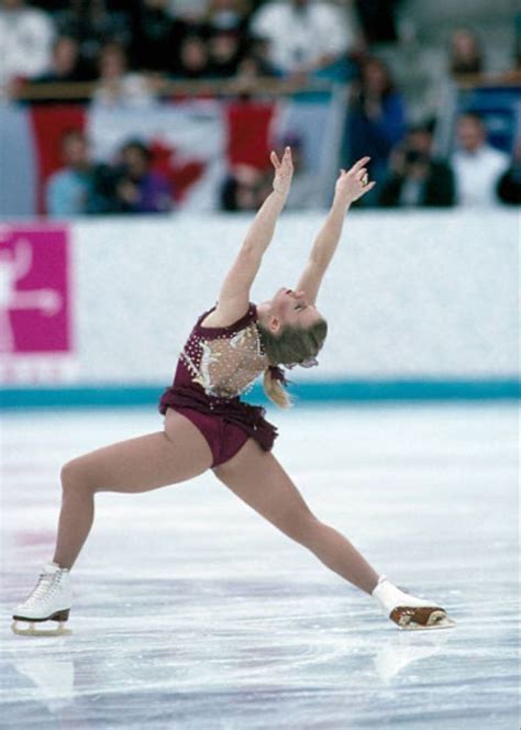 tonya harding performing her free skate during the xvll winter olympics in lillehammer norway