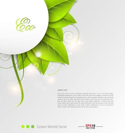 Eco world international berhad is a public listed malaysian company focused on property development in the united kingdom and australia. Green world creative eco background vector Free vector in ...