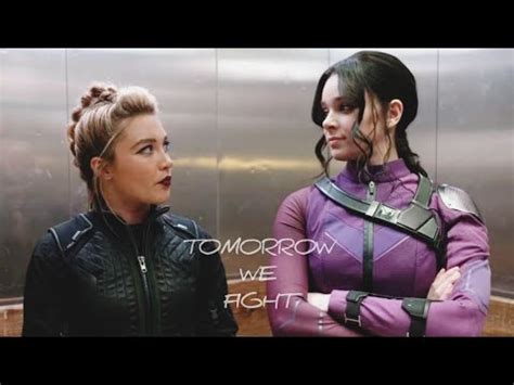 Kate Bishop And Yelena Belova Hawkeye Tomorrow We Fight Youtube