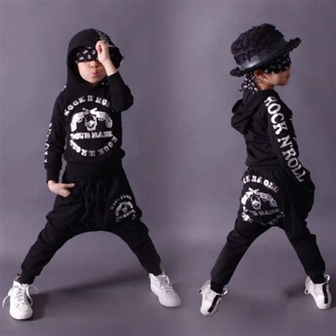 Hip Hop 2018 Children Fashion Street Dancing Clothing Boys Girls