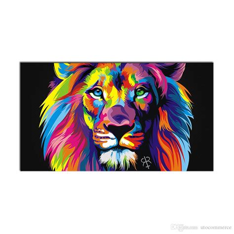 Lion Canvas Painting At Explore Collection Of Lion