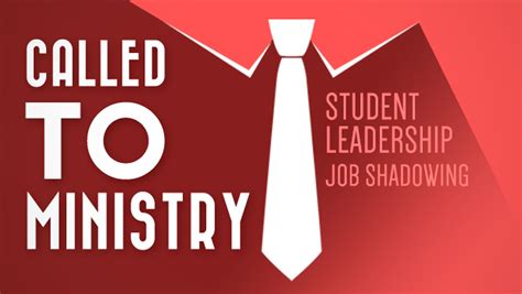 Called To Ministry Job Shadowing Training Download Youth Ministry