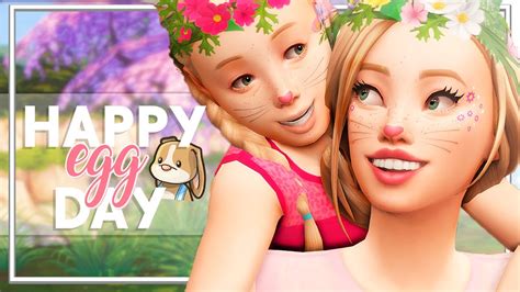 How To Celebrate Easteregg Day With Your Sims 💐🥚 The Sims 4 Youtube