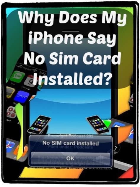 An iphone (obviously) the sim card you want to install; Why Does My iPhone Say No Sim Card Installed?