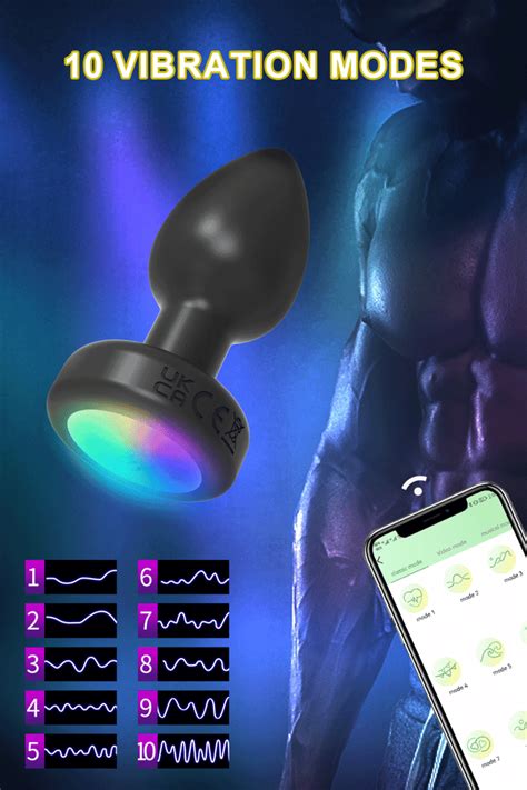 App Control Anal Vibrator Bluetooth Butt Plug Men Prostate Massager Female Masturbator Adult Sex