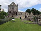 Kirkcaldy, Ravenscraig Castle, erbaut von 1460 bis 1463 unter König ...