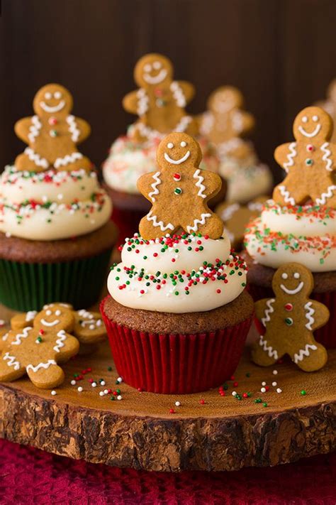 Gingerbread Cupcakes With Cream Cheese Frosting Cooking