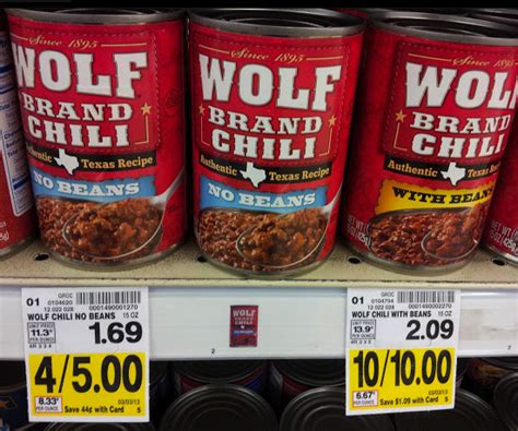 Shop for kroger® chili powder at kroger. Wolf Brand Chili ONLY $0.20 at Kroger! - Kroger Krazy