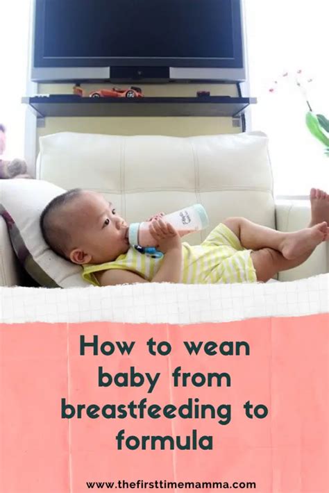 How To Wean Baby From Breastfeeding To Formula The First Time Mamma
