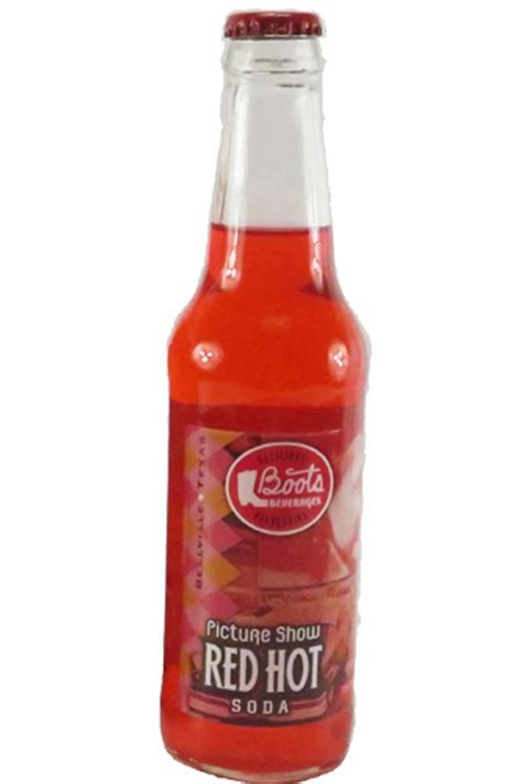 Boots Beverages Red Hot Picture Show Soda Summit City Soda