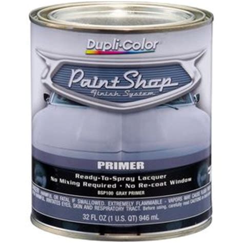 I will show where the paint code is found on most asian import and domestic vehicles. Dupli-Color Gray Paint Shop Finish System Primer