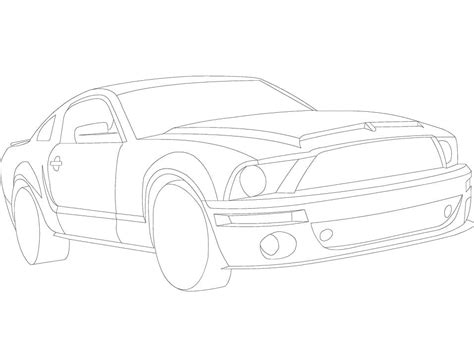 Awesome Ford Mustang Coloring Page Download Print Or Color Online