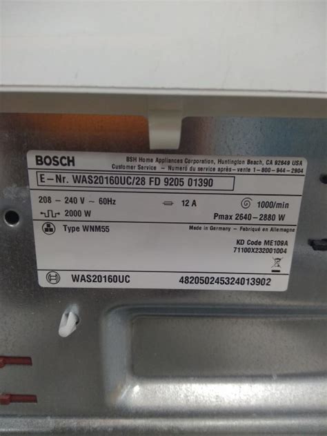 To get started using your washing machine, please Bosch Axxis Washer and Dryer for sale